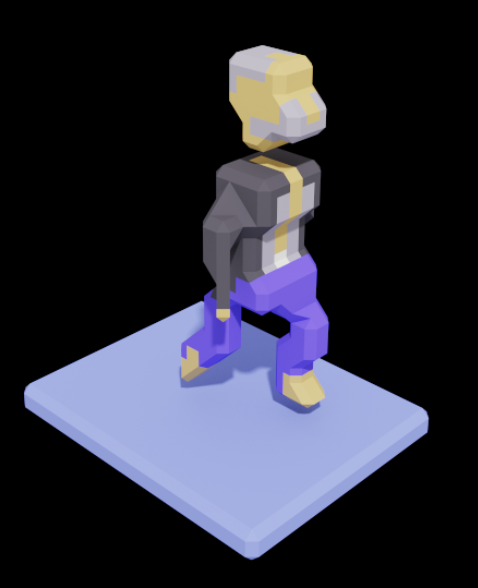 Old man voxel